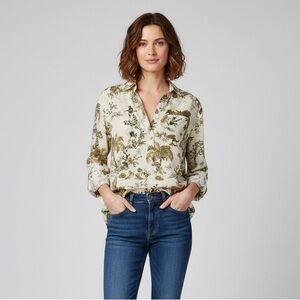Jungle Print Zara Blouse